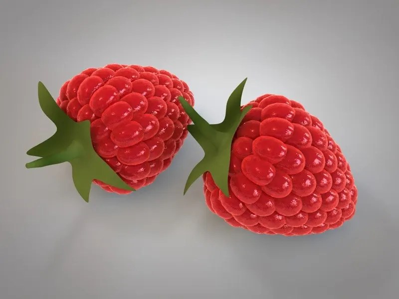Raspberry 3d model