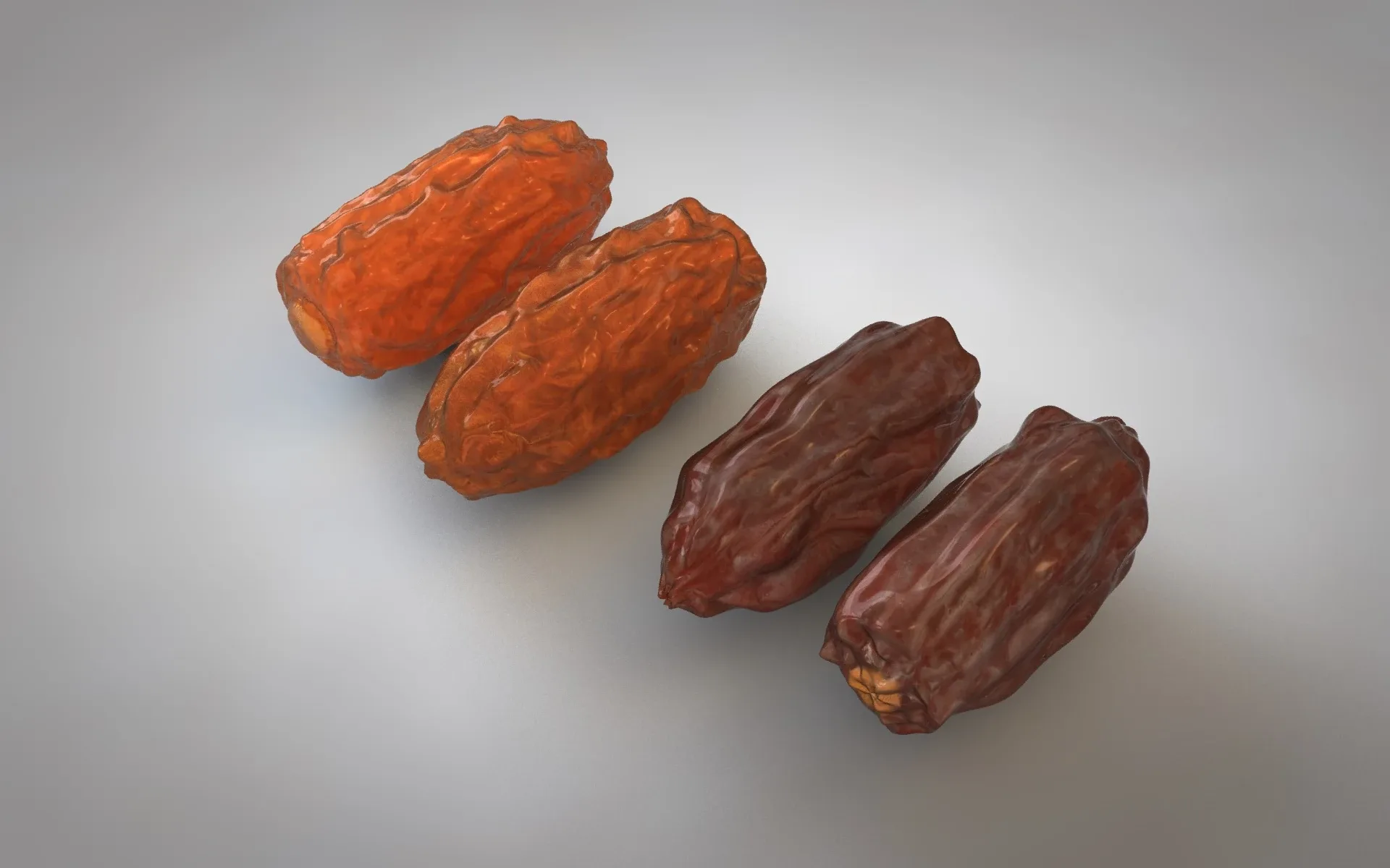 Fruits collection 3d model