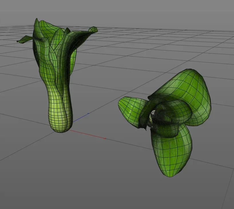 Bok choy 3d model