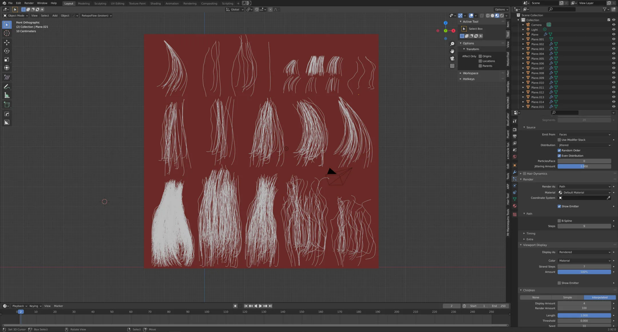 Creating Hair For Games in Blender