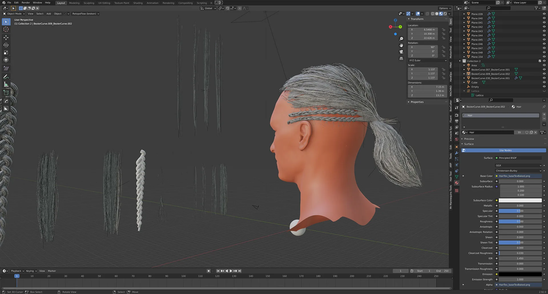 Creating Hair For Games in Blender