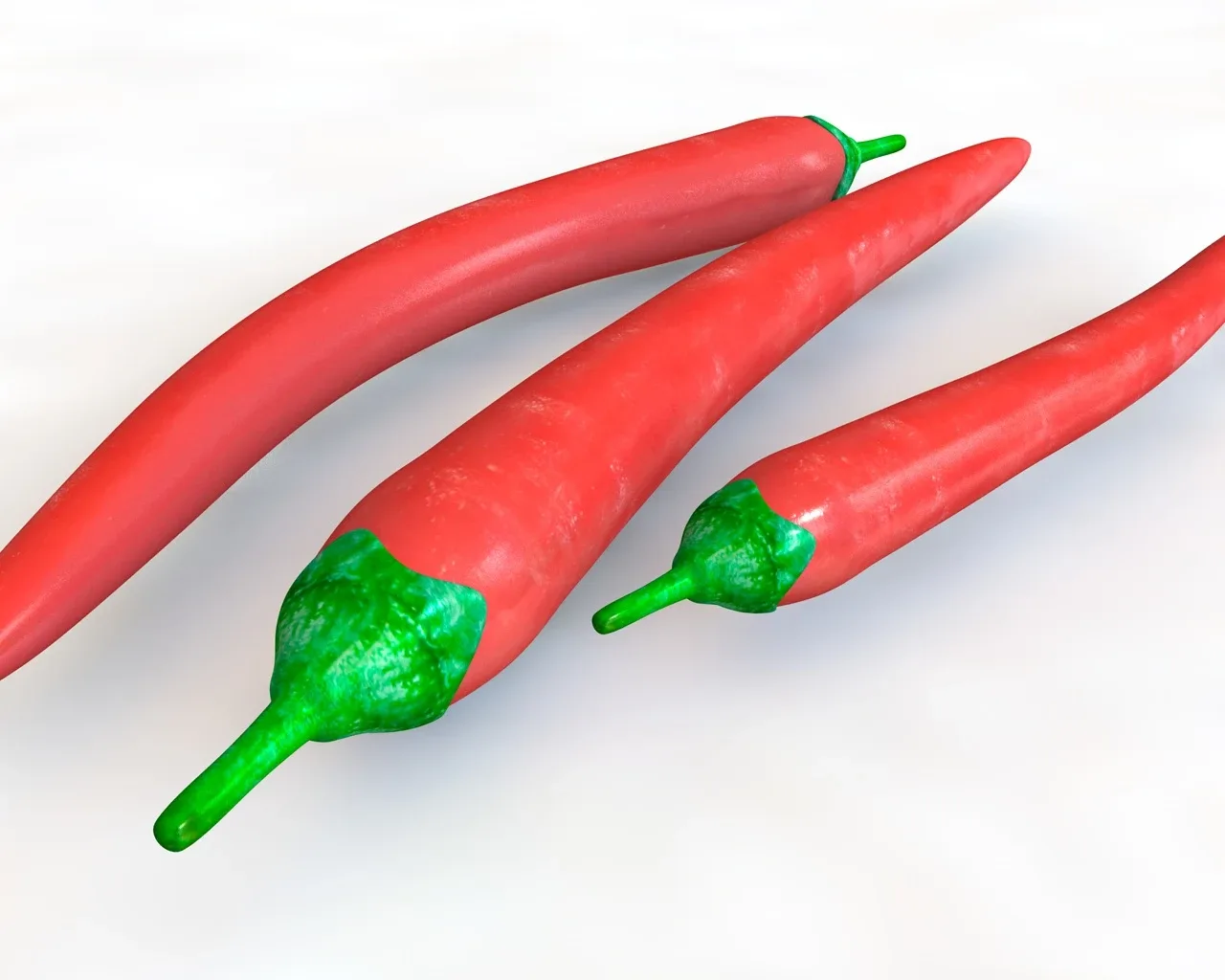 Chilli red 3d model