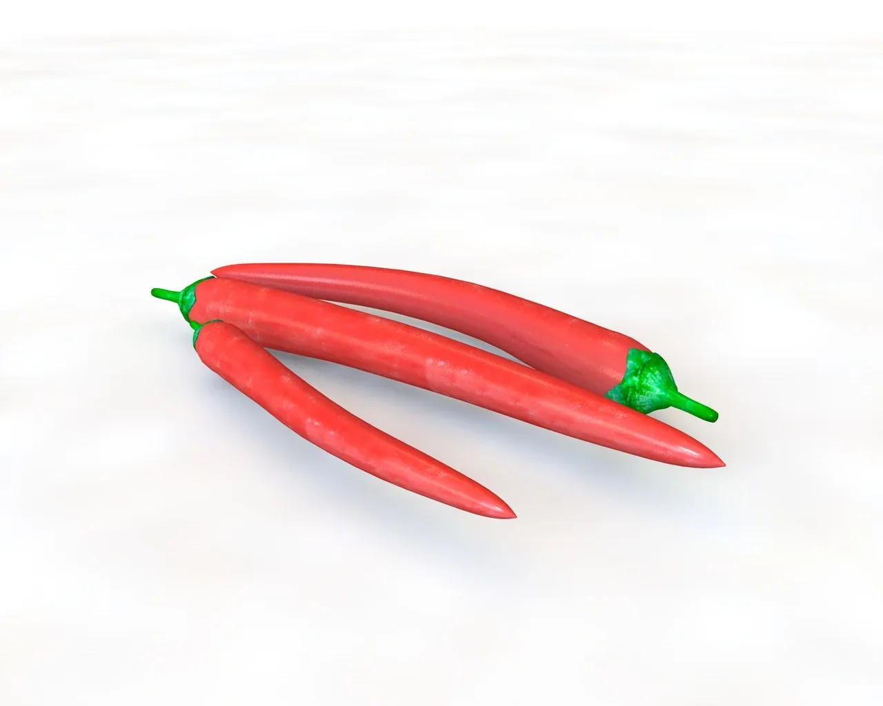 Chilli red 3d model
