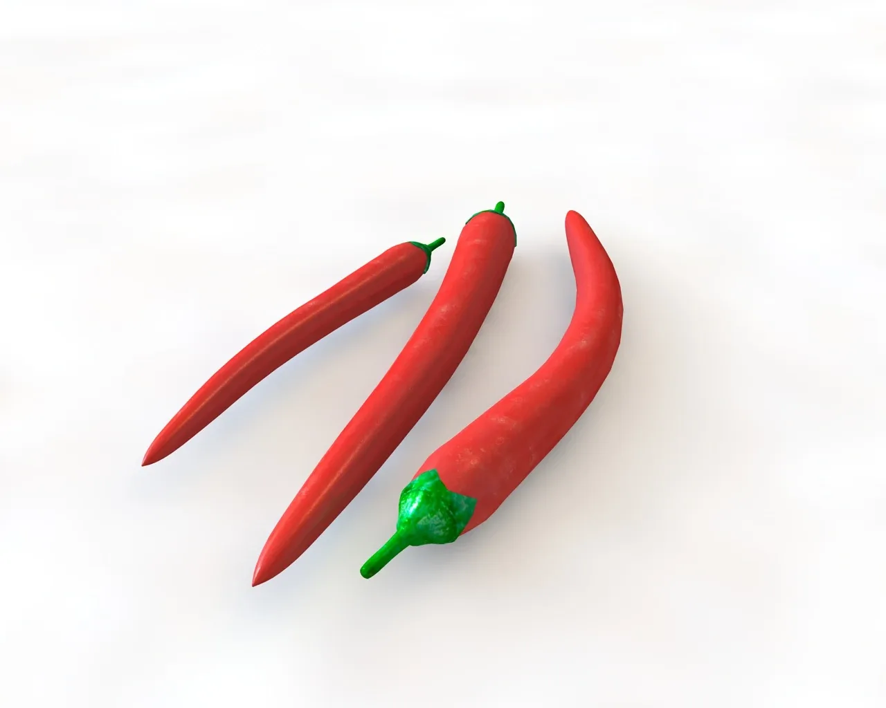Chilli red 3d model