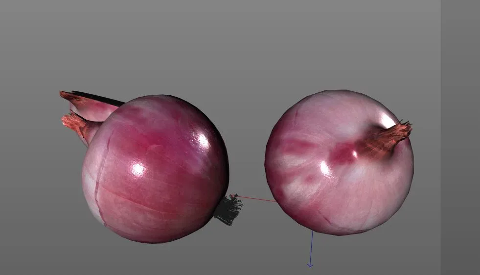 Onion Red 3d model