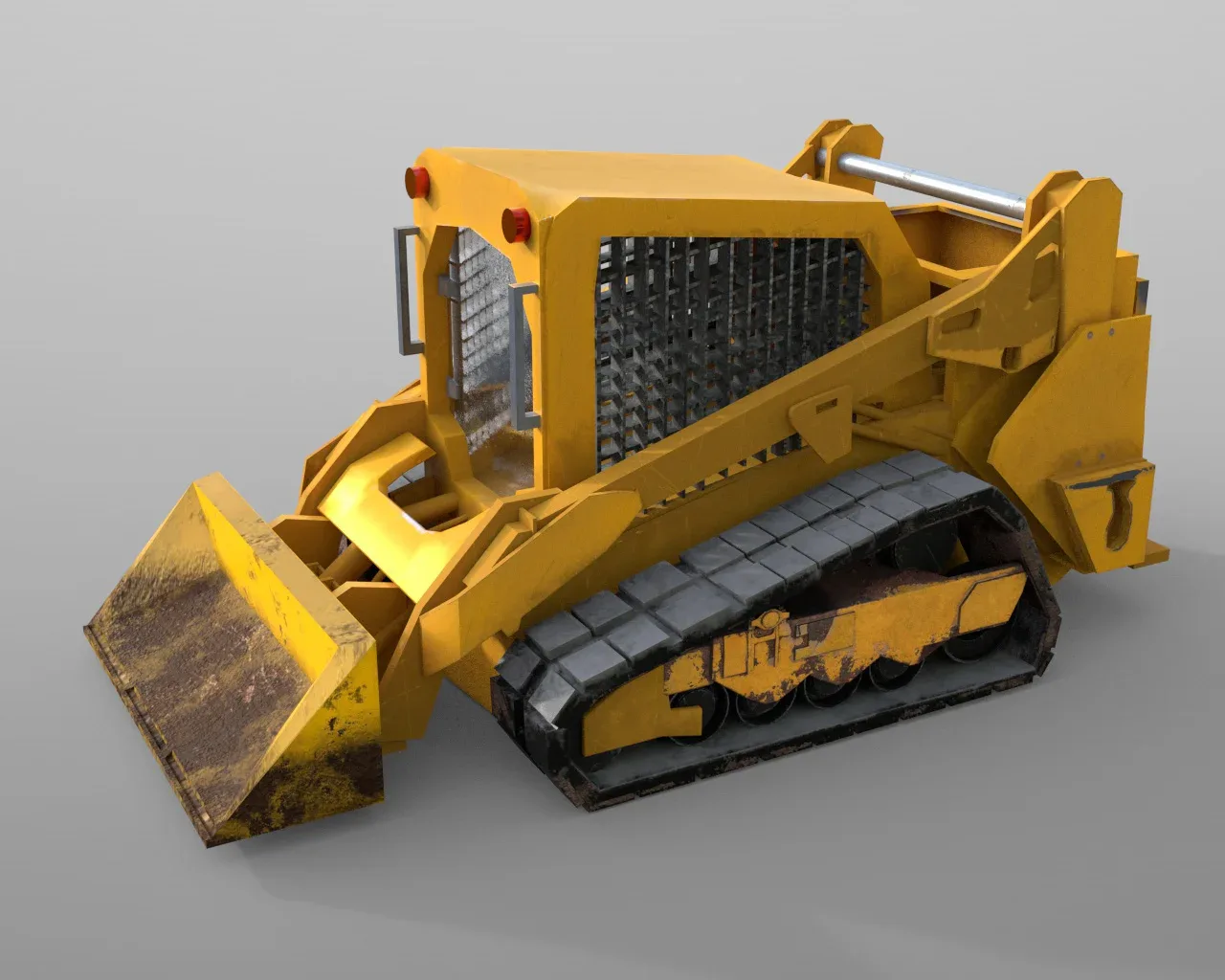 Compact track loader 3d model