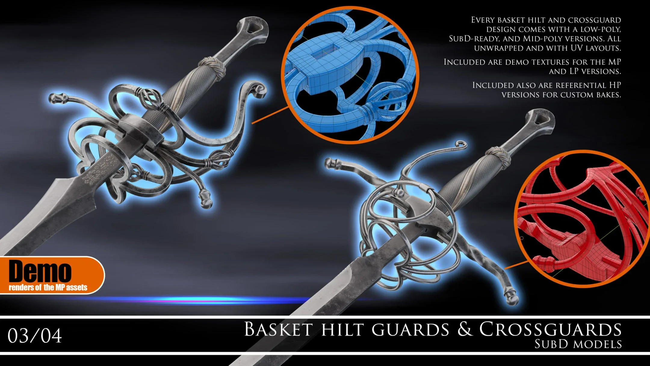 Crossguards and BasketHilt guards for Swords