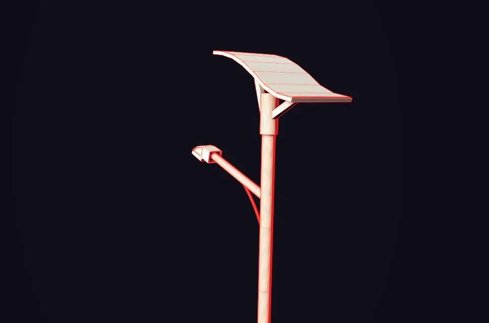 Futuristic Street Light Pack