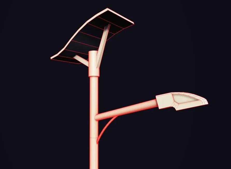 Futuristic Street Light Pack