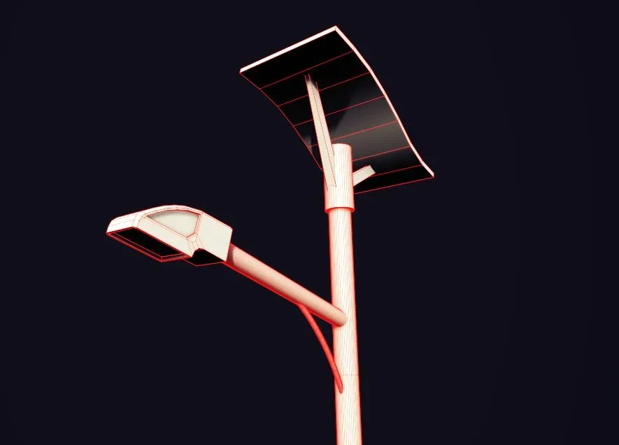 Futuristic Street Light Pack