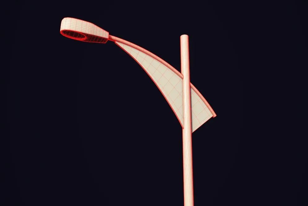 Futuristic Street Light Pack