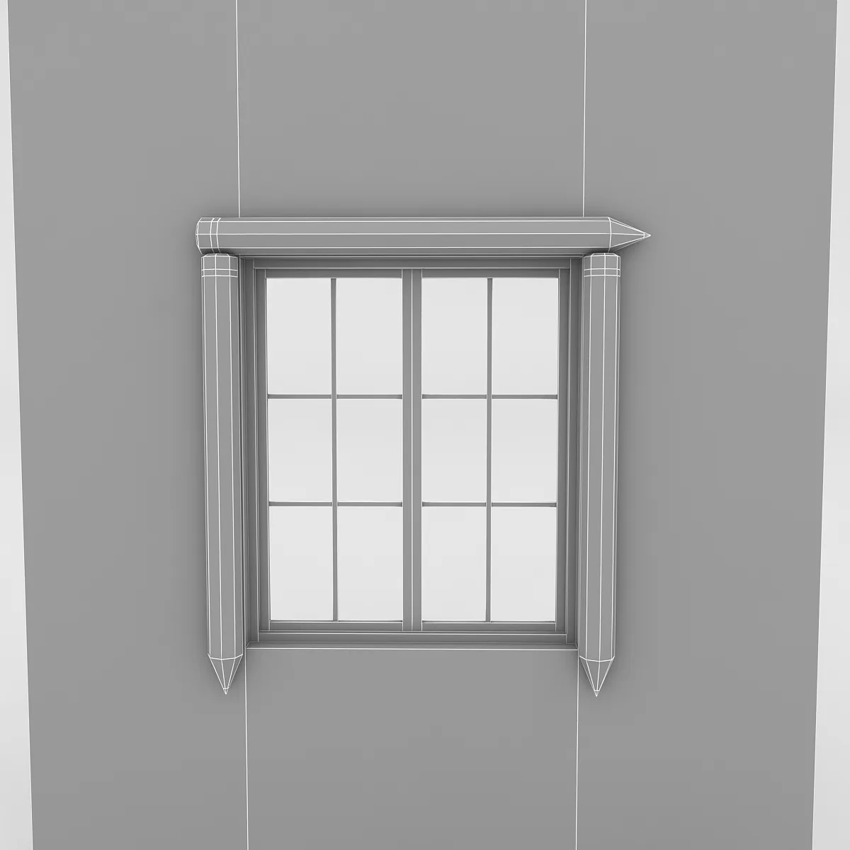 Kindergarten Window 3D model