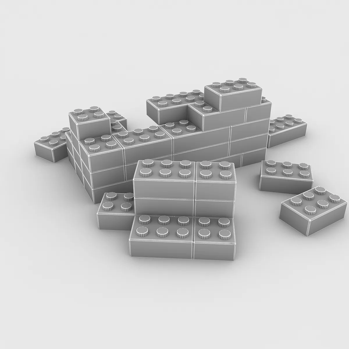 3D 3d Lego Model