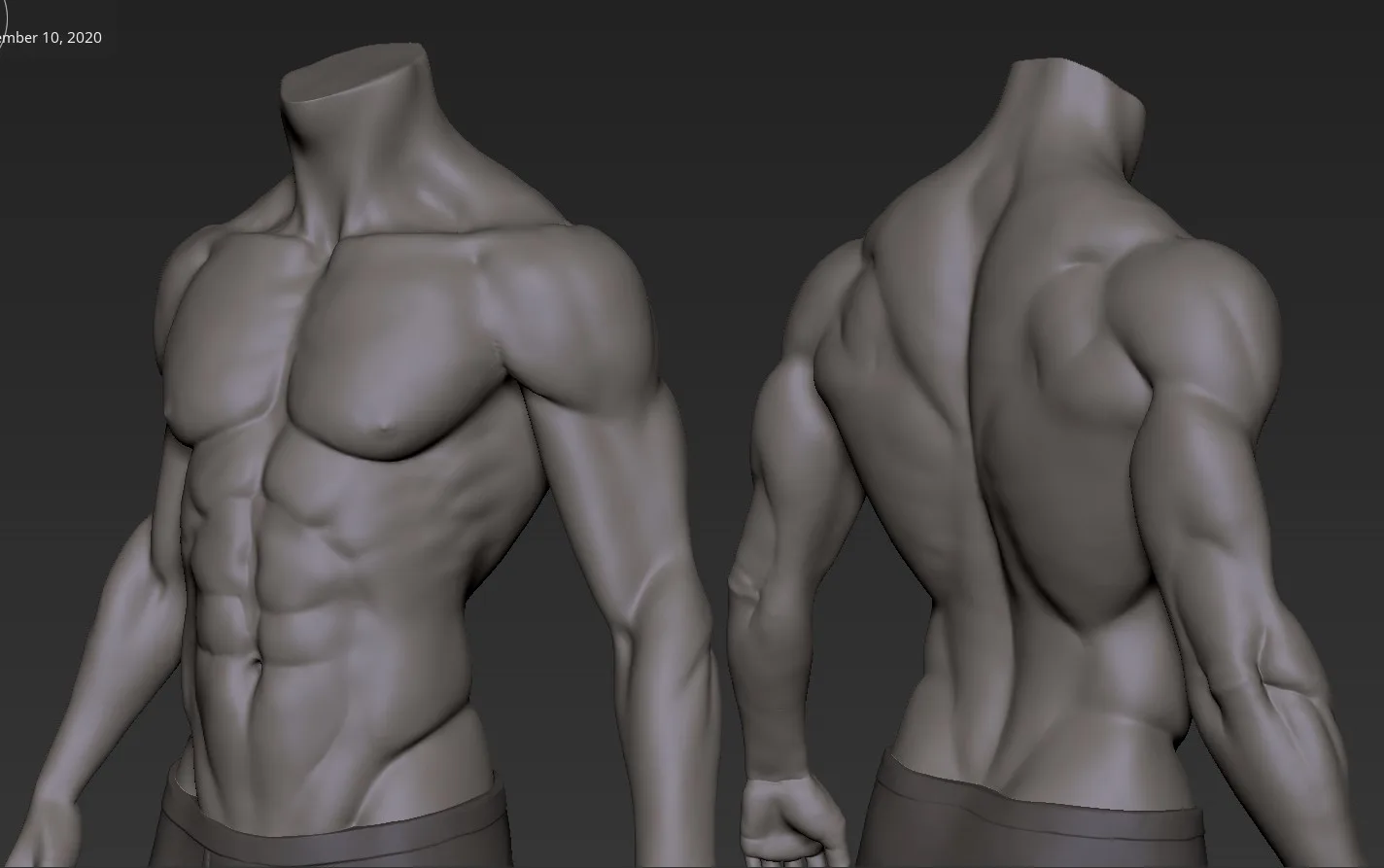 Male base-mesh HighPoly