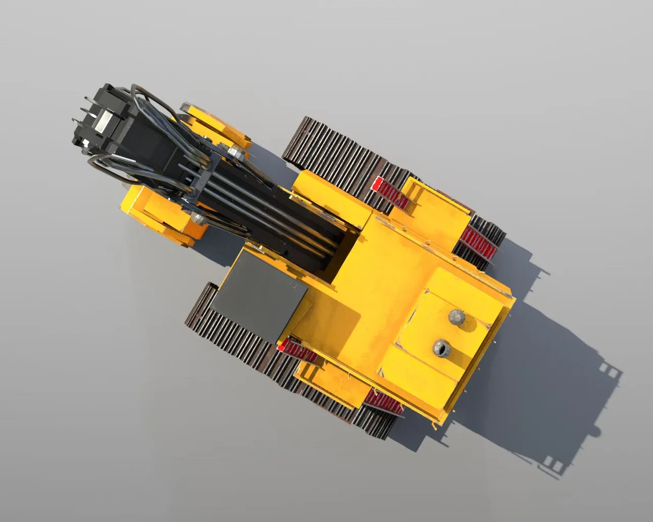 Mining hydraulic shovel 3d model