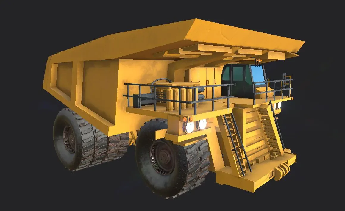 Mining truck 3d model