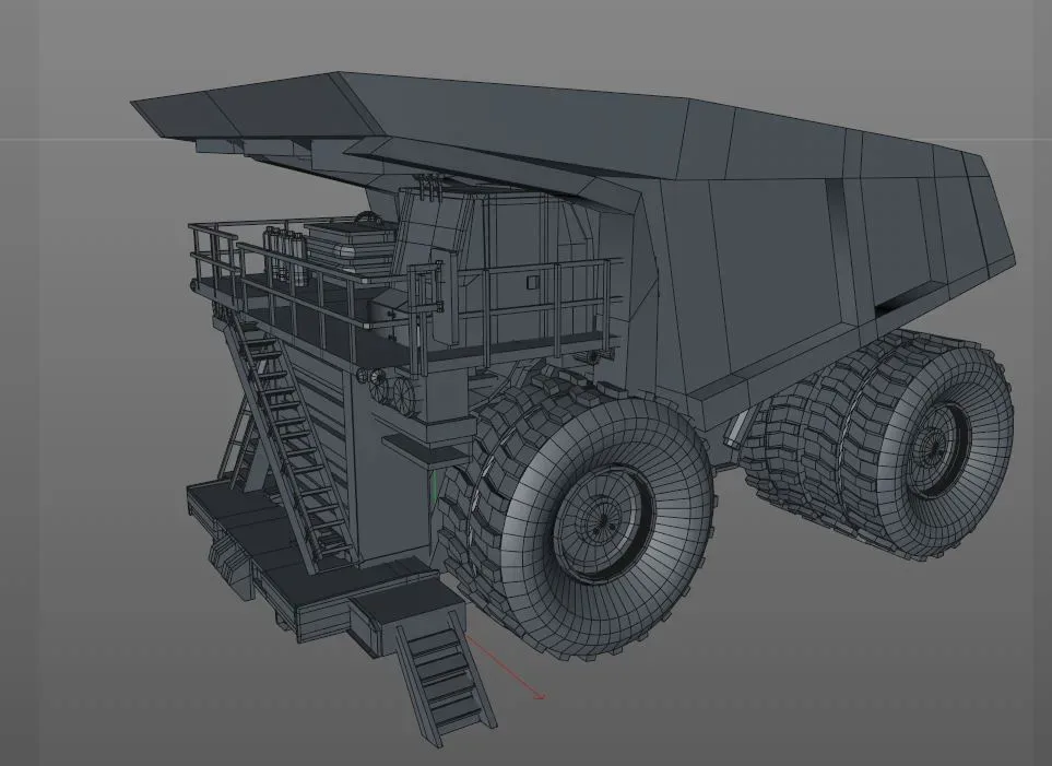 Mining truck 3d model