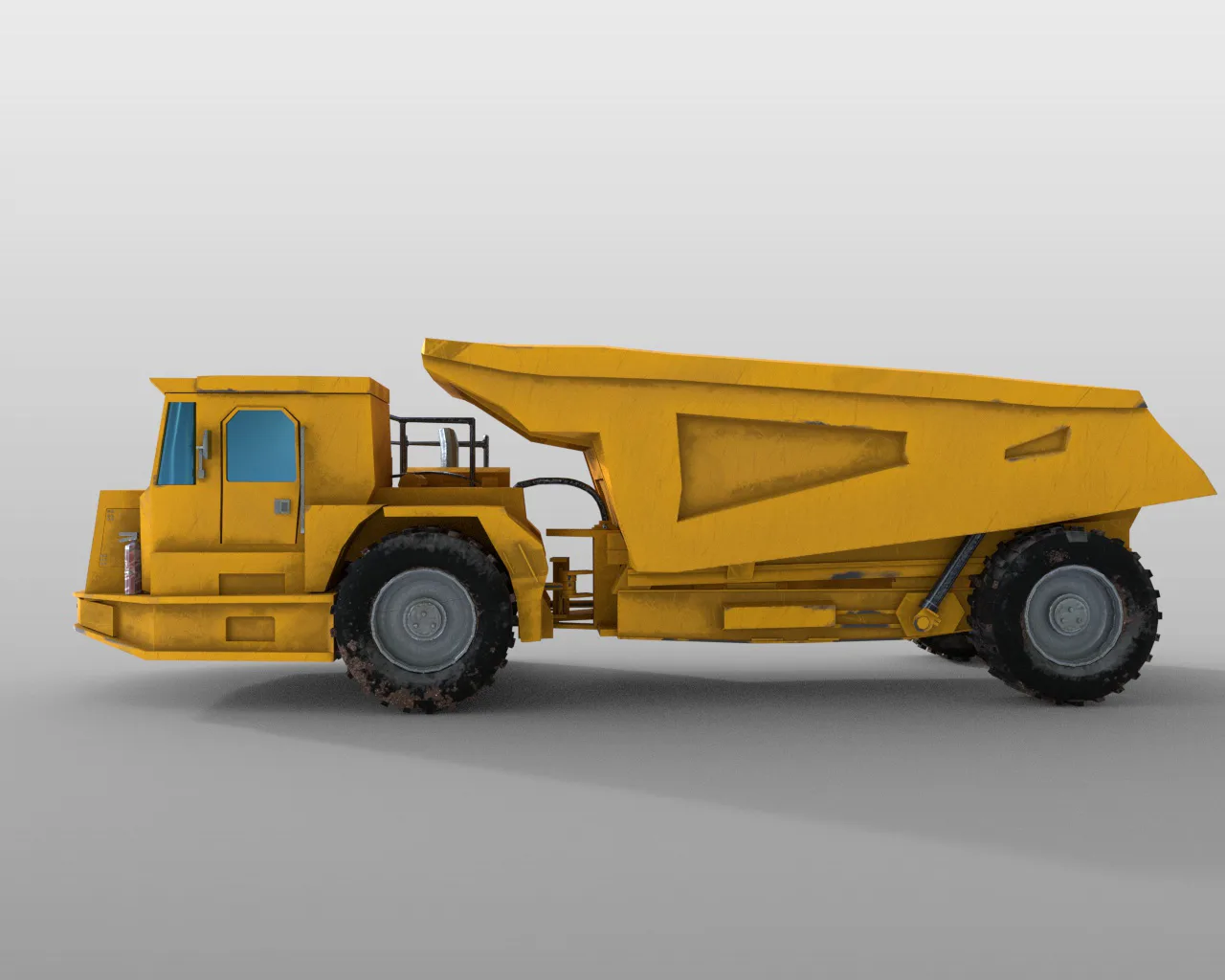 Underground mining truck 3d model