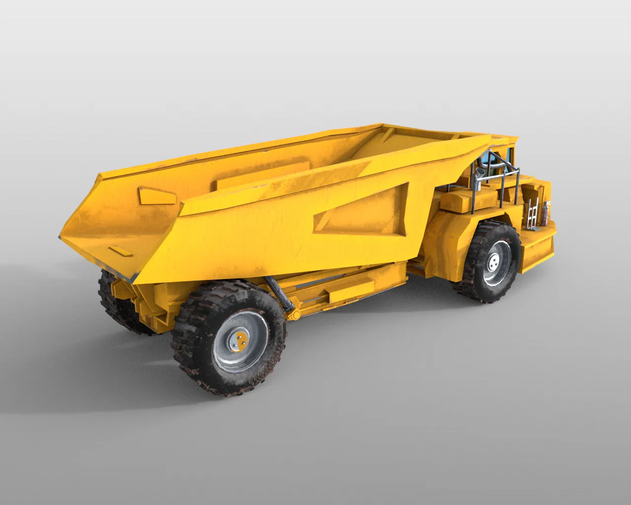 Underground mining truck 3d model