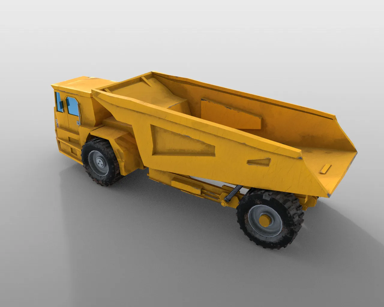 Underground mining truck 3d model