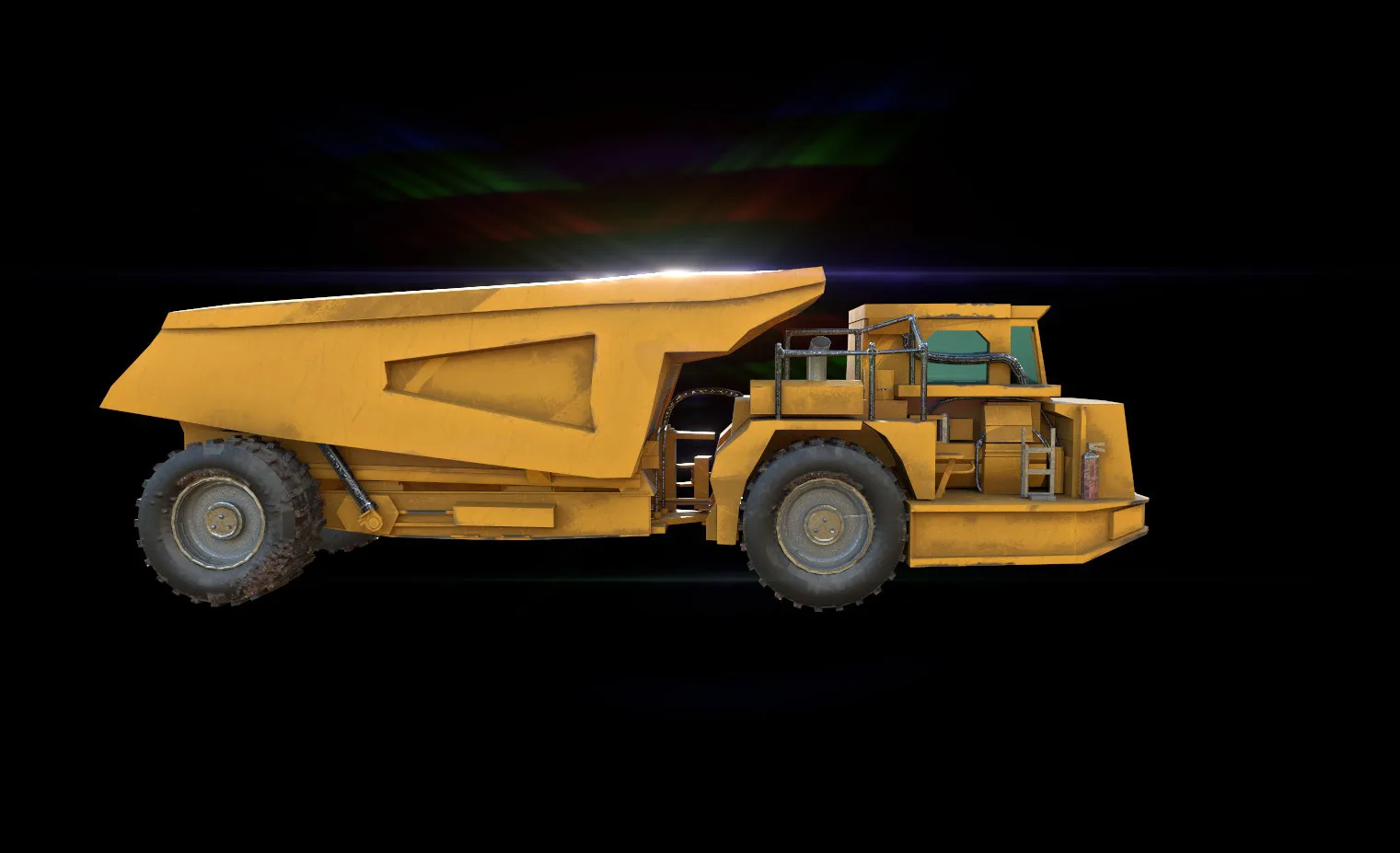 Underground mining truck 3d model