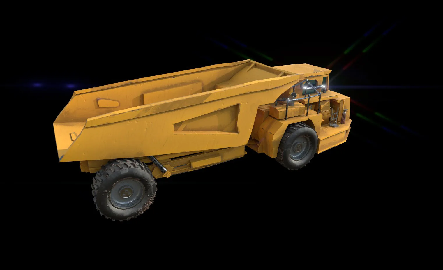 Underground mining truck 3d model