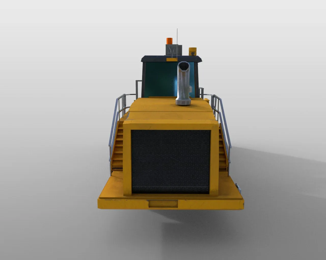 Wheel Dozer 3d model