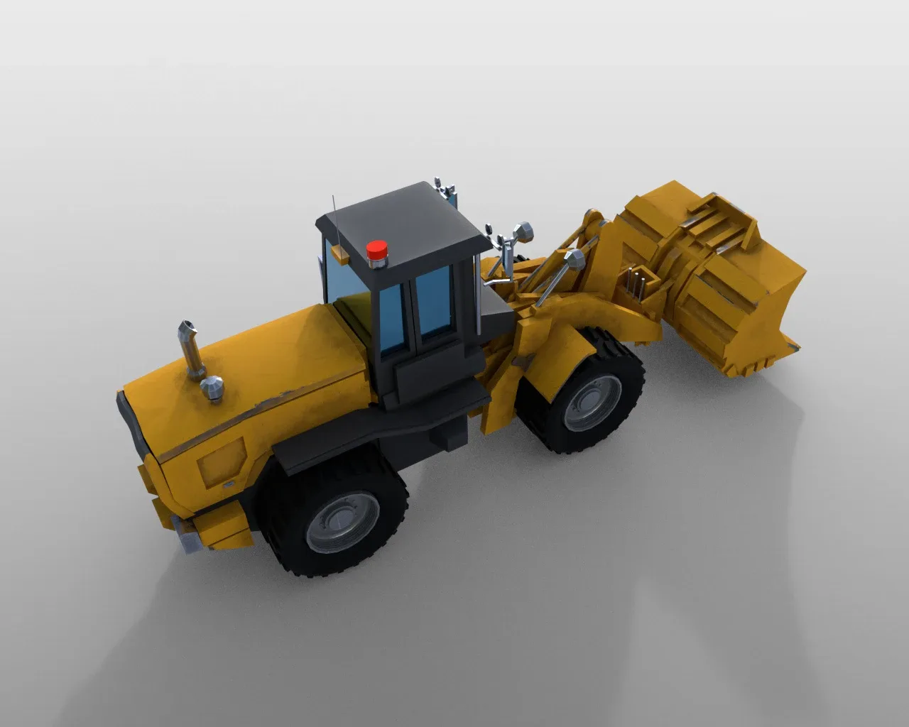 Wheel loader 3d model