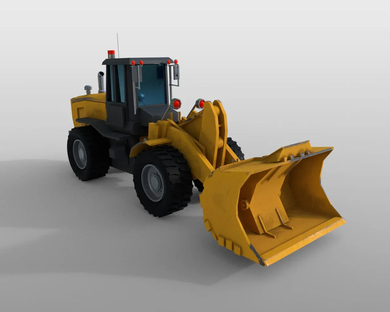 Wheel loader 3d model
