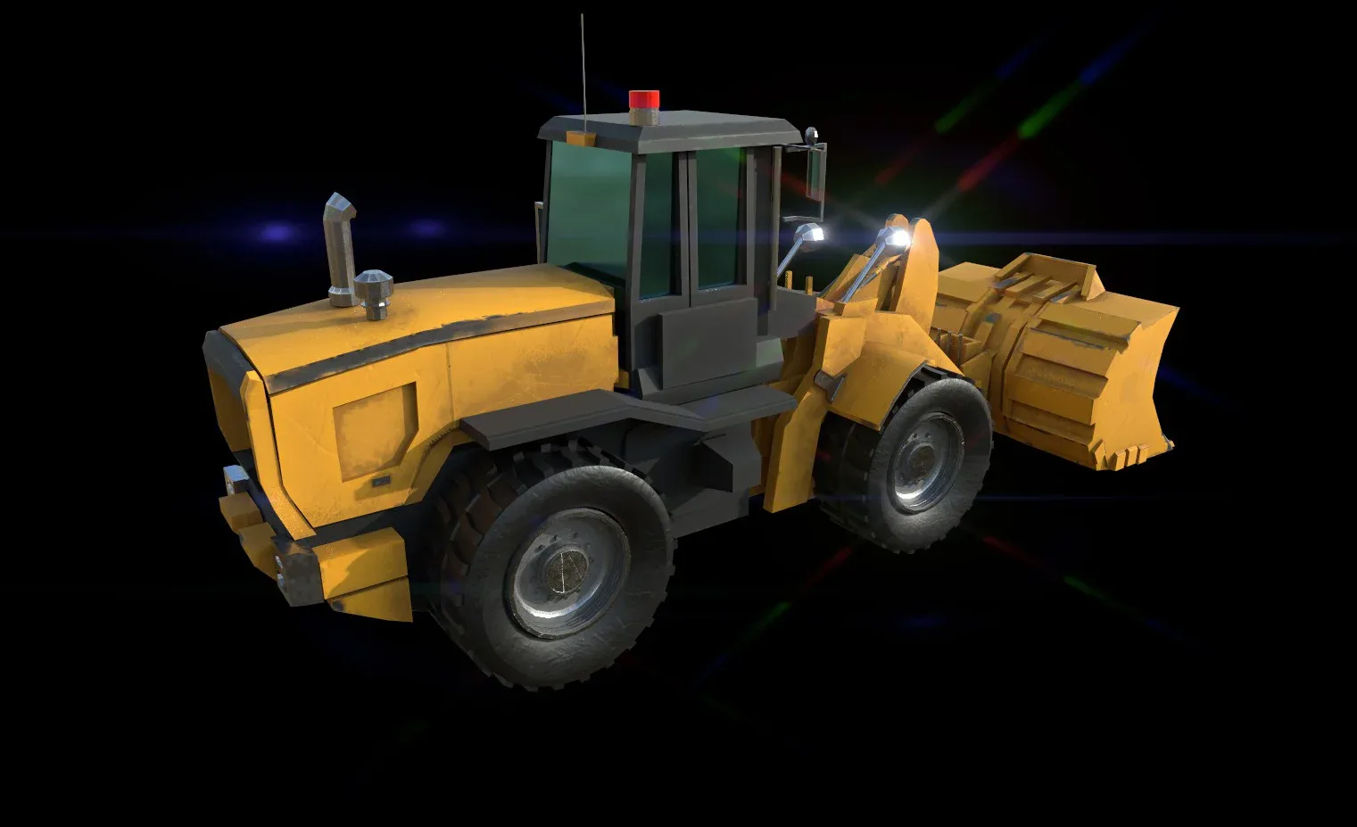 Wheel loader 3d model
