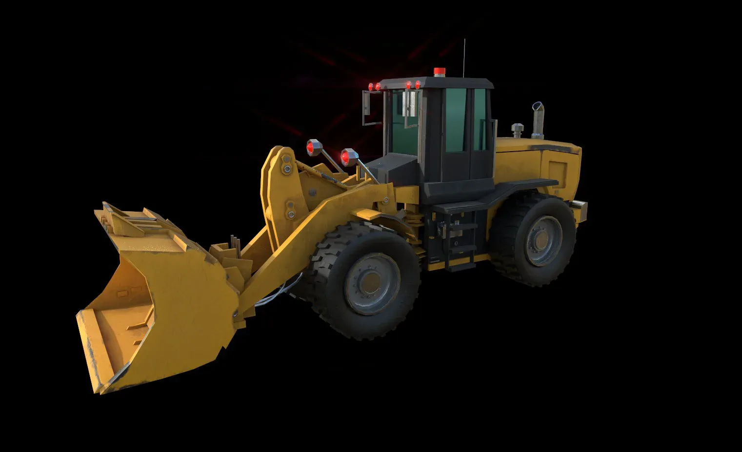 Wheel loader 3d model