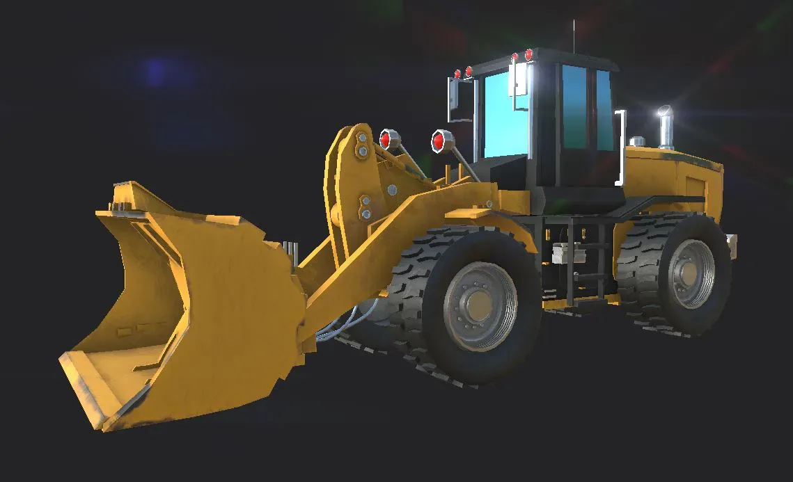 Wheel loader 3d model