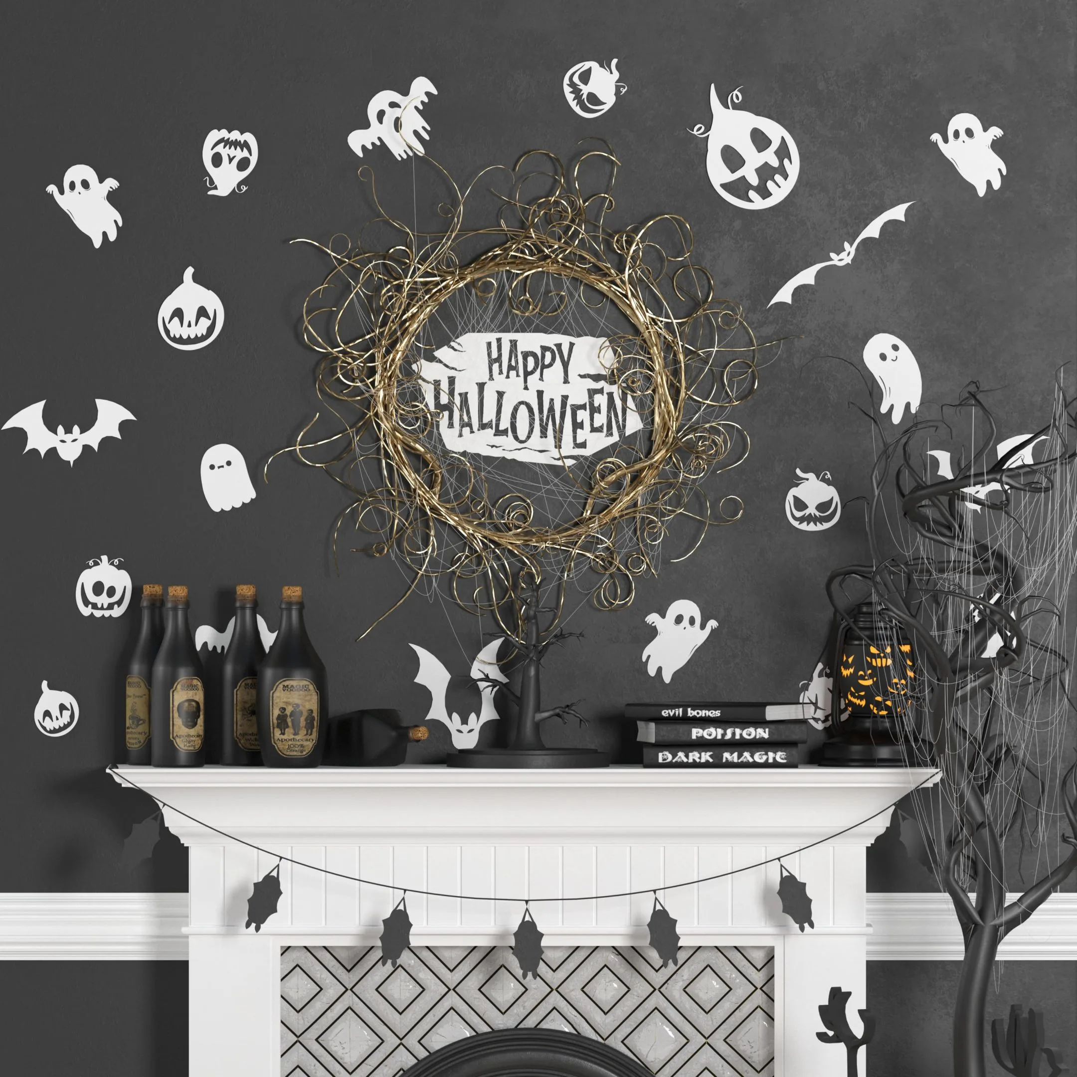 decorative set for holloween