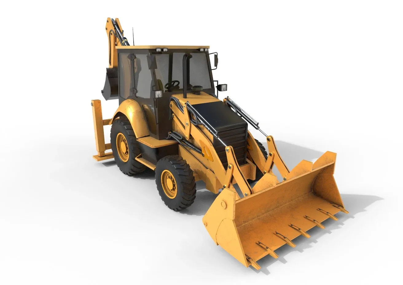 Backhoe Loaders 426f2 3d model