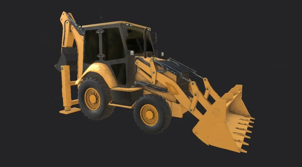 Backhoe Loaders 426f2 3d model