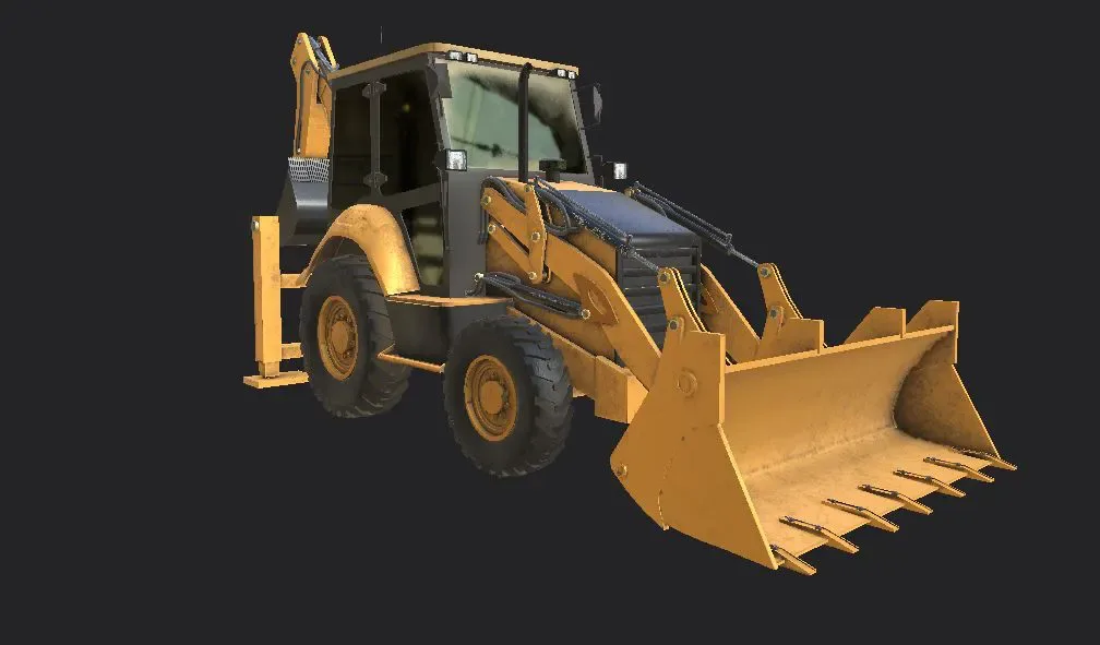 Backhoe Loaders 426f2 3d model