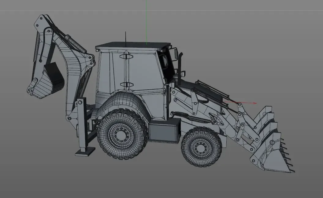 Backhoe Loaders 426f2 3d model