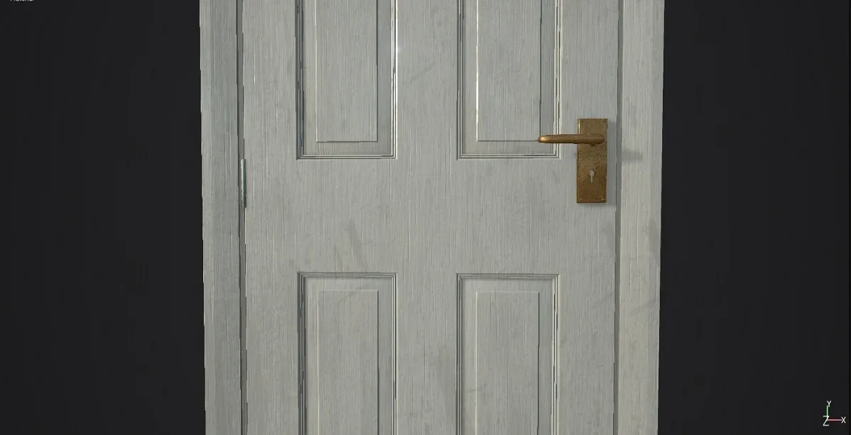 Bedroom Door 3D Model