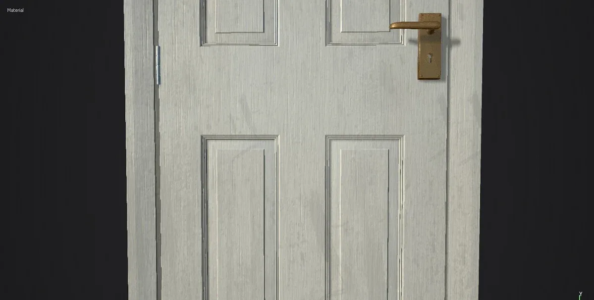 Bedroom Door 3D Model