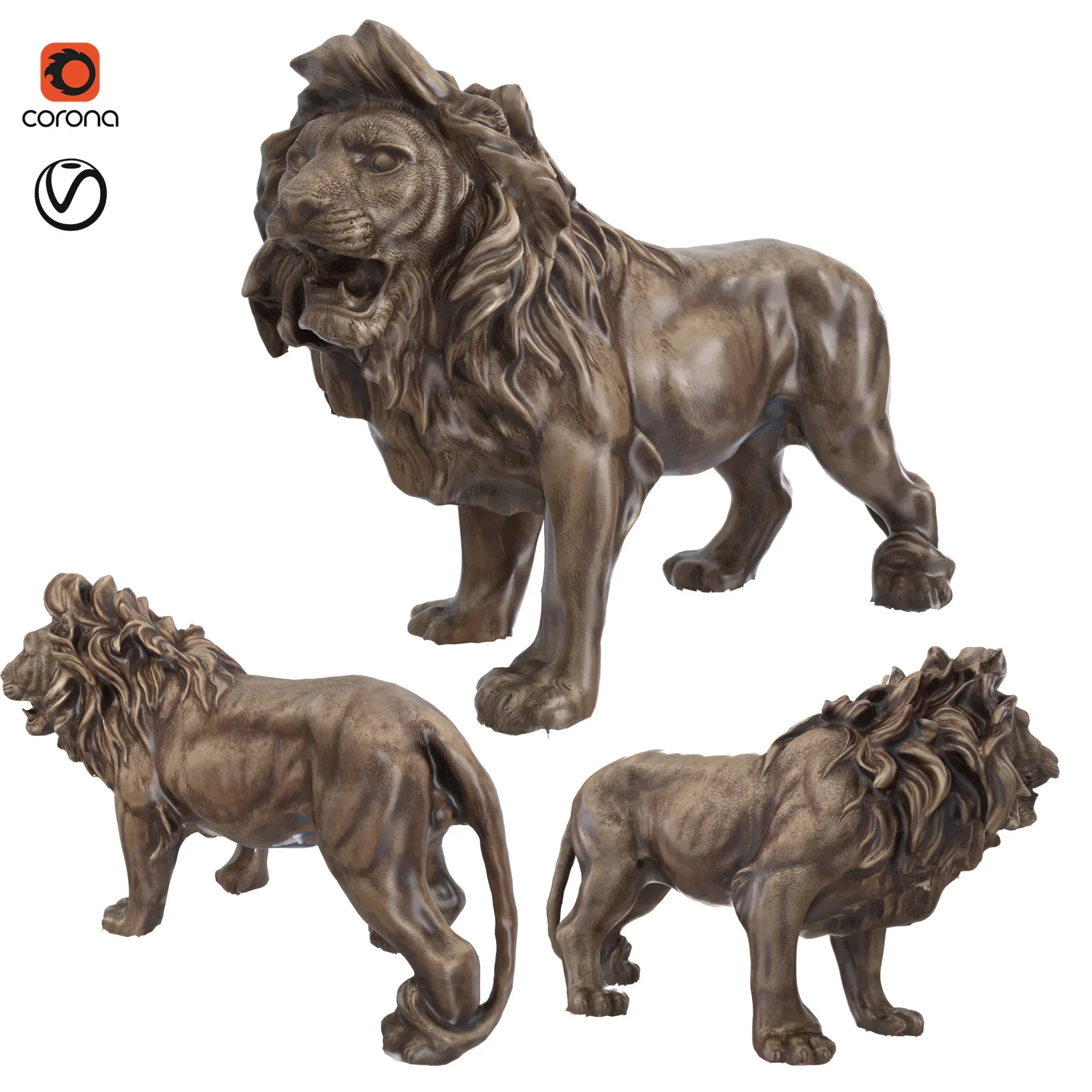 lion sculpt