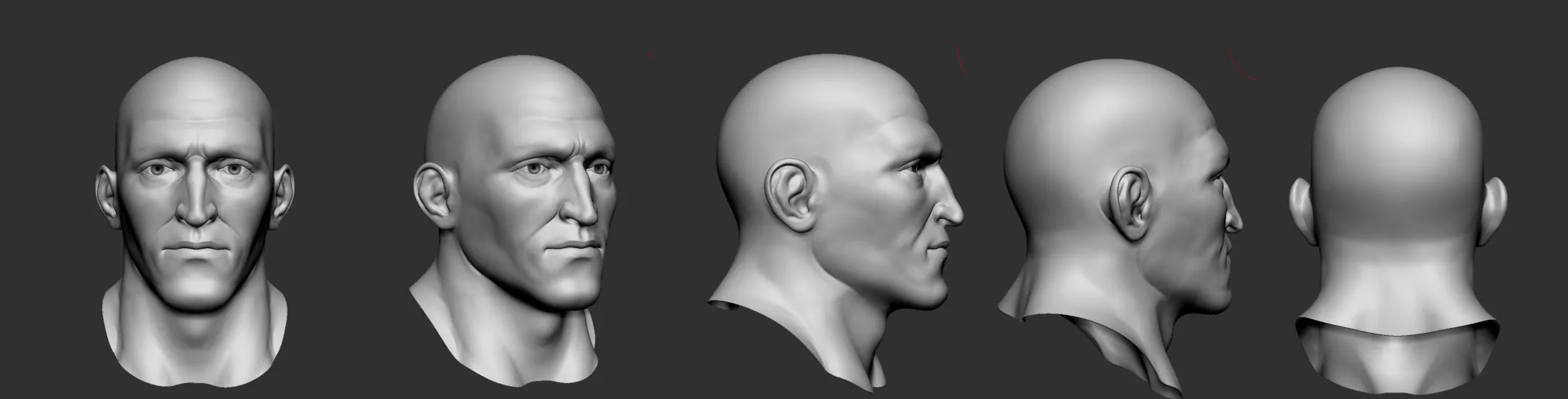 Heads BaseMesh HighPoly