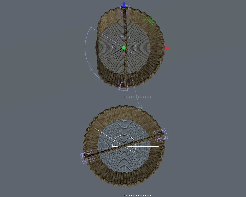 wicker basket 3d model