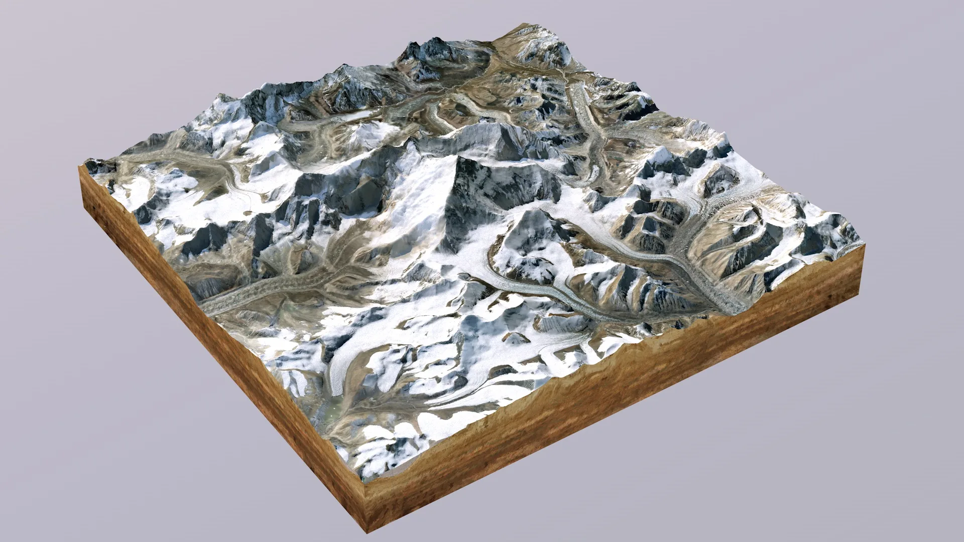 Mount Everest 3d model