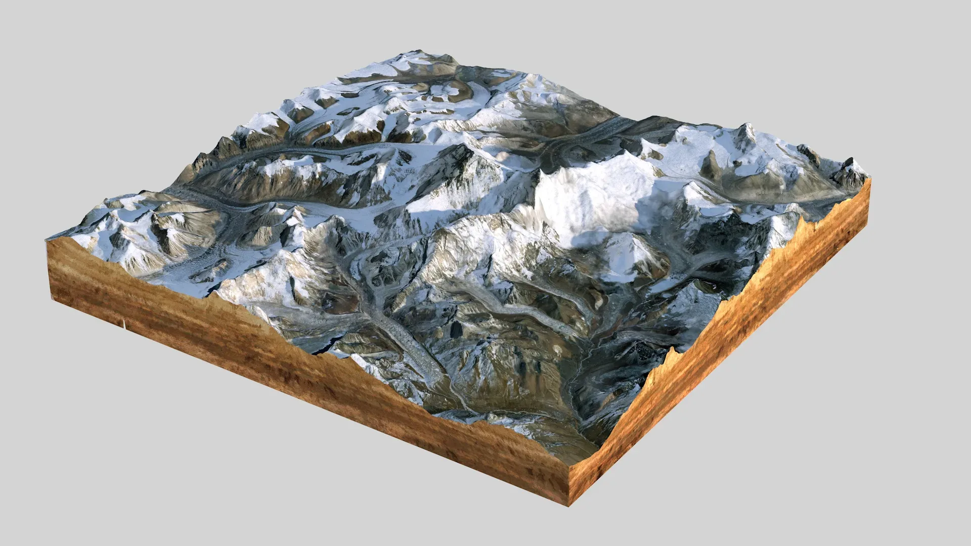 Mount Everest 3d model