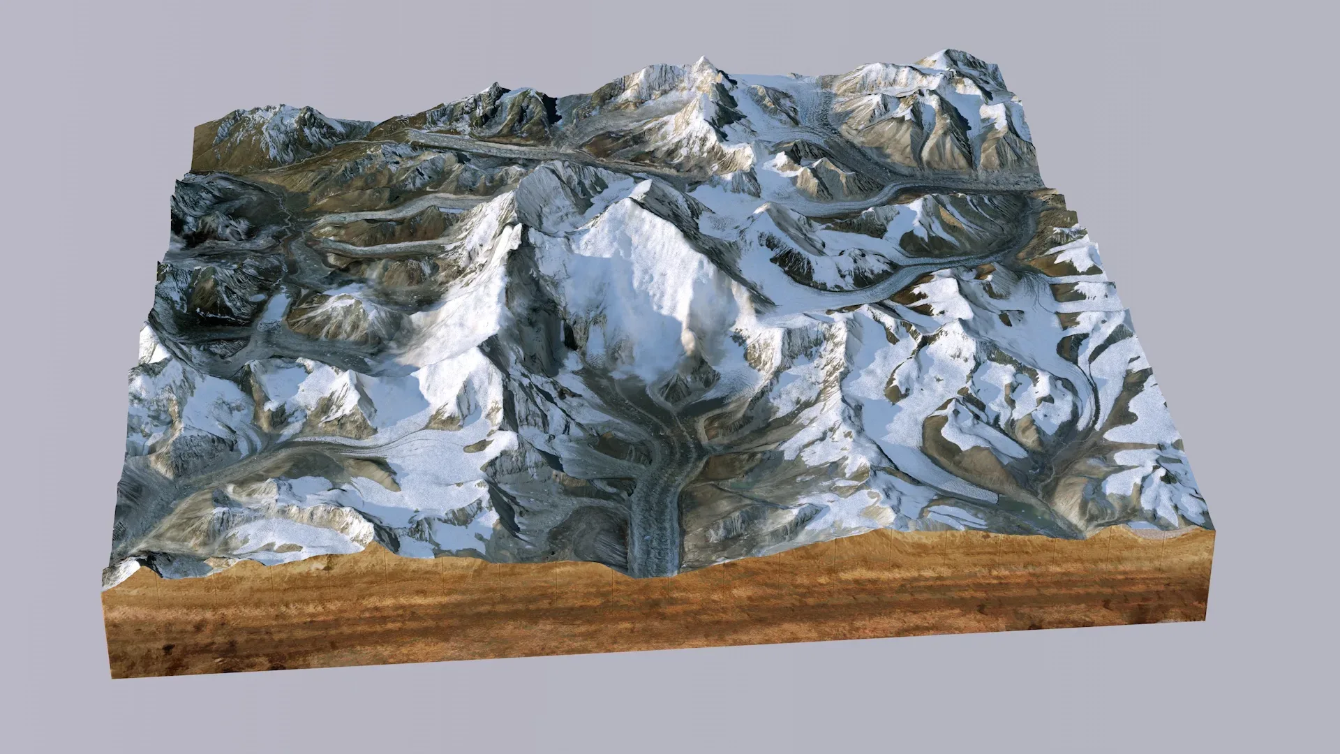 Mount Everest 3d model