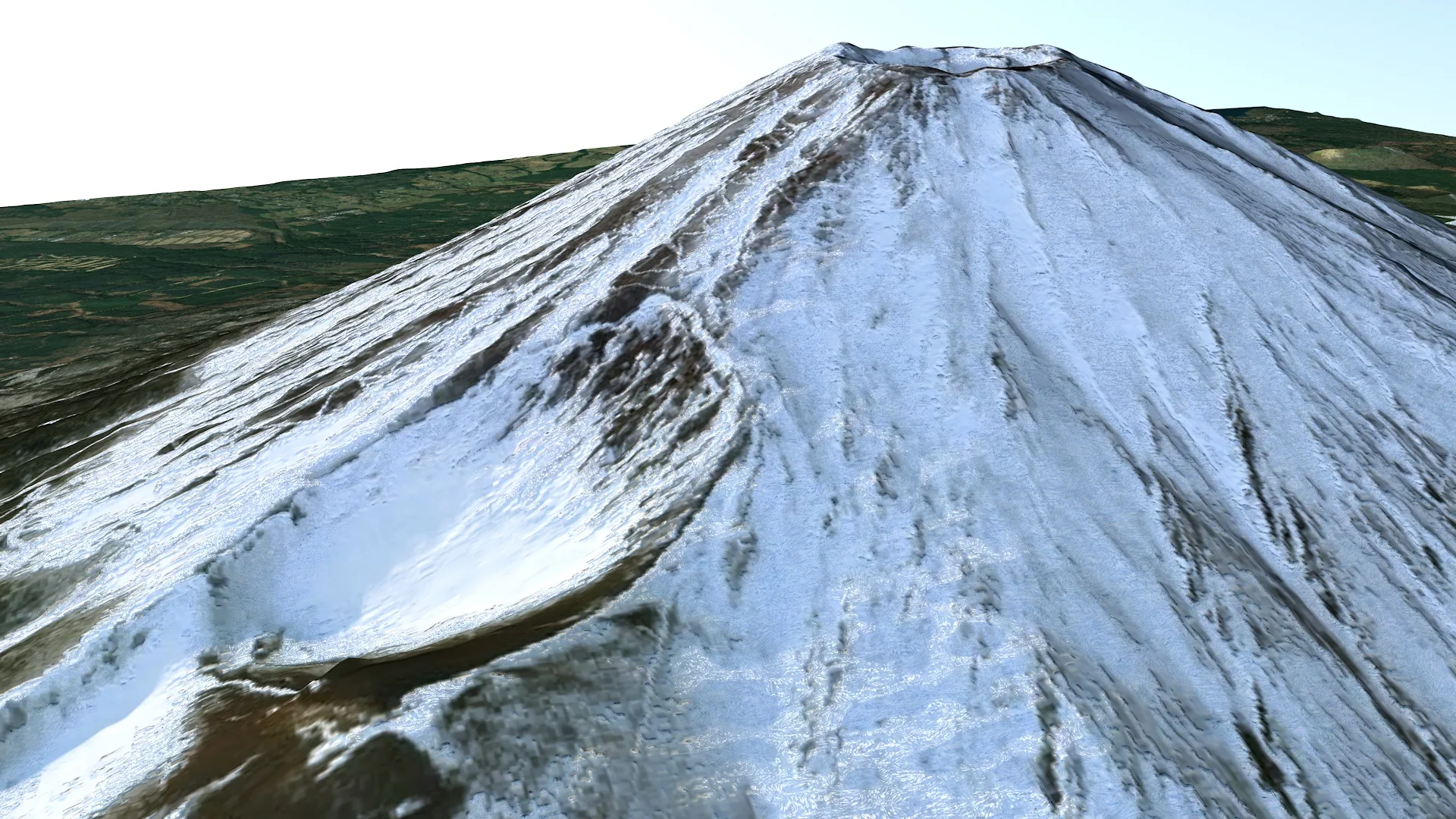 Mount Fuji 3d model