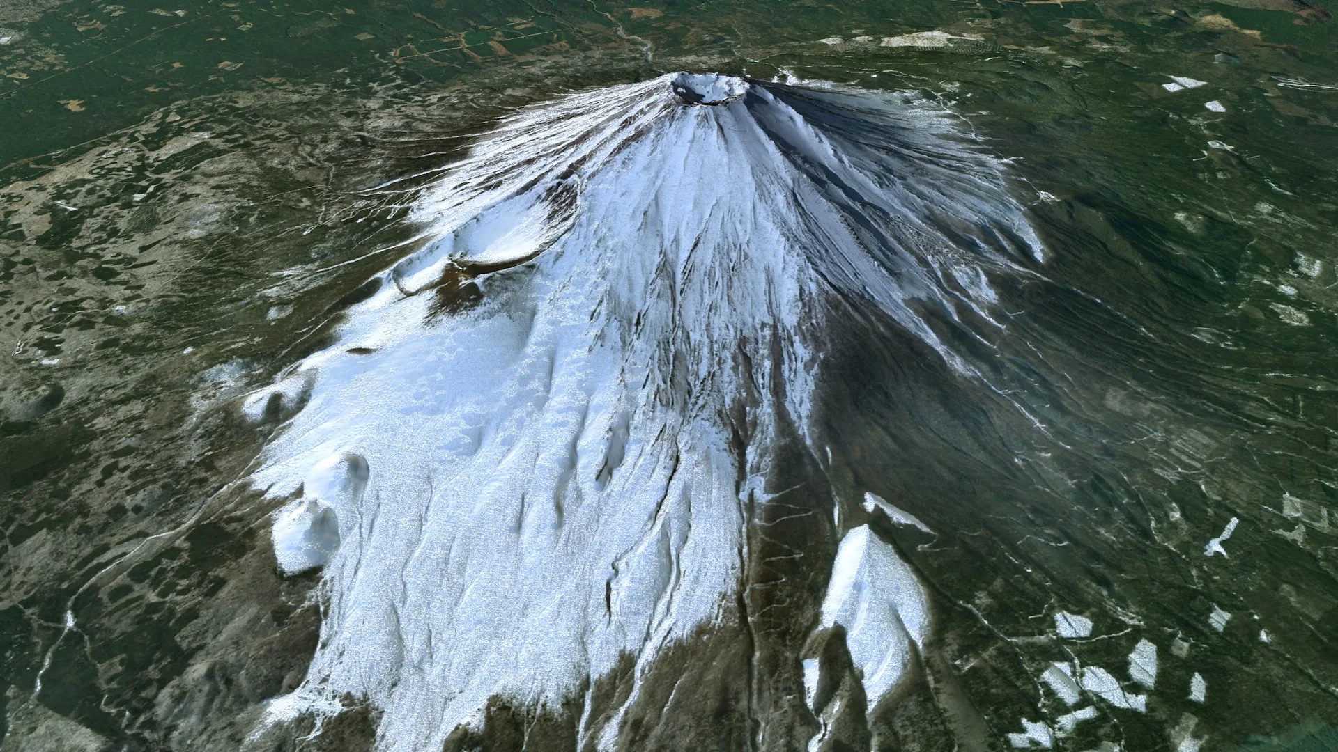 Mount Fuji 3d model