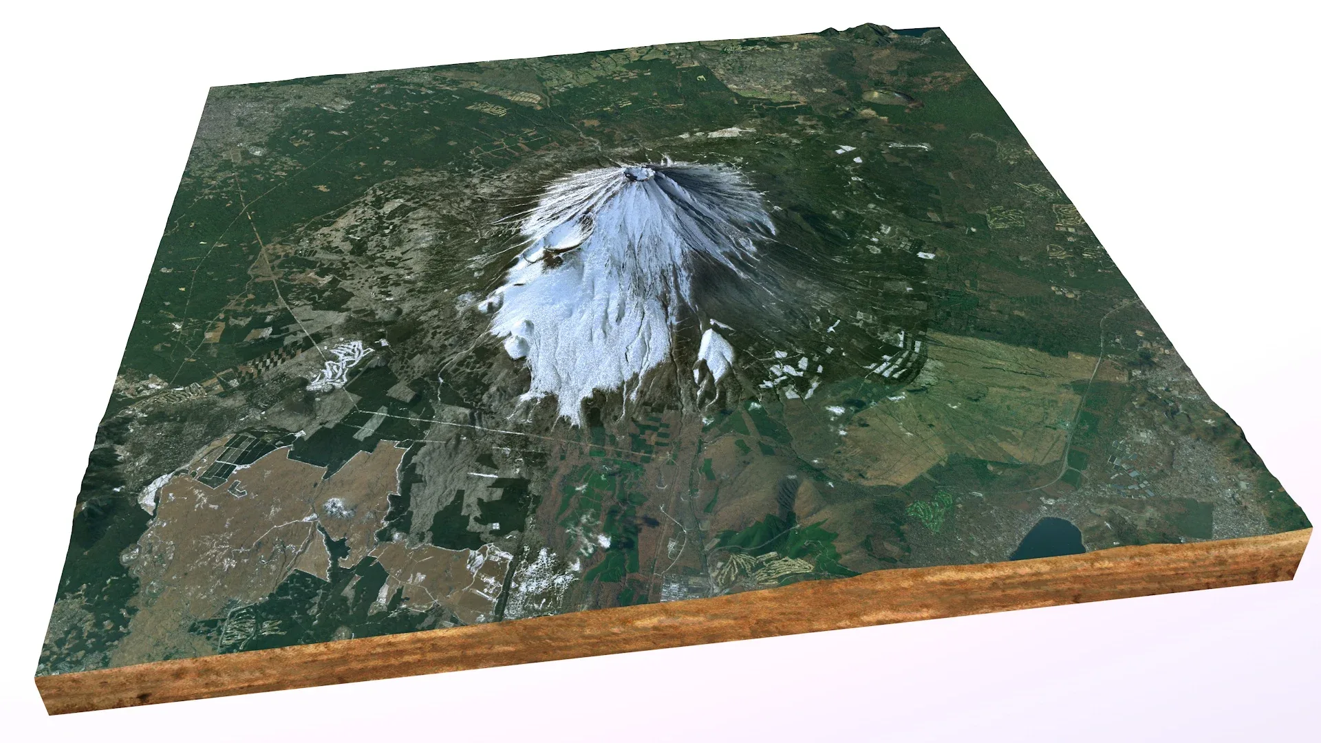 Mount Fuji 3d model