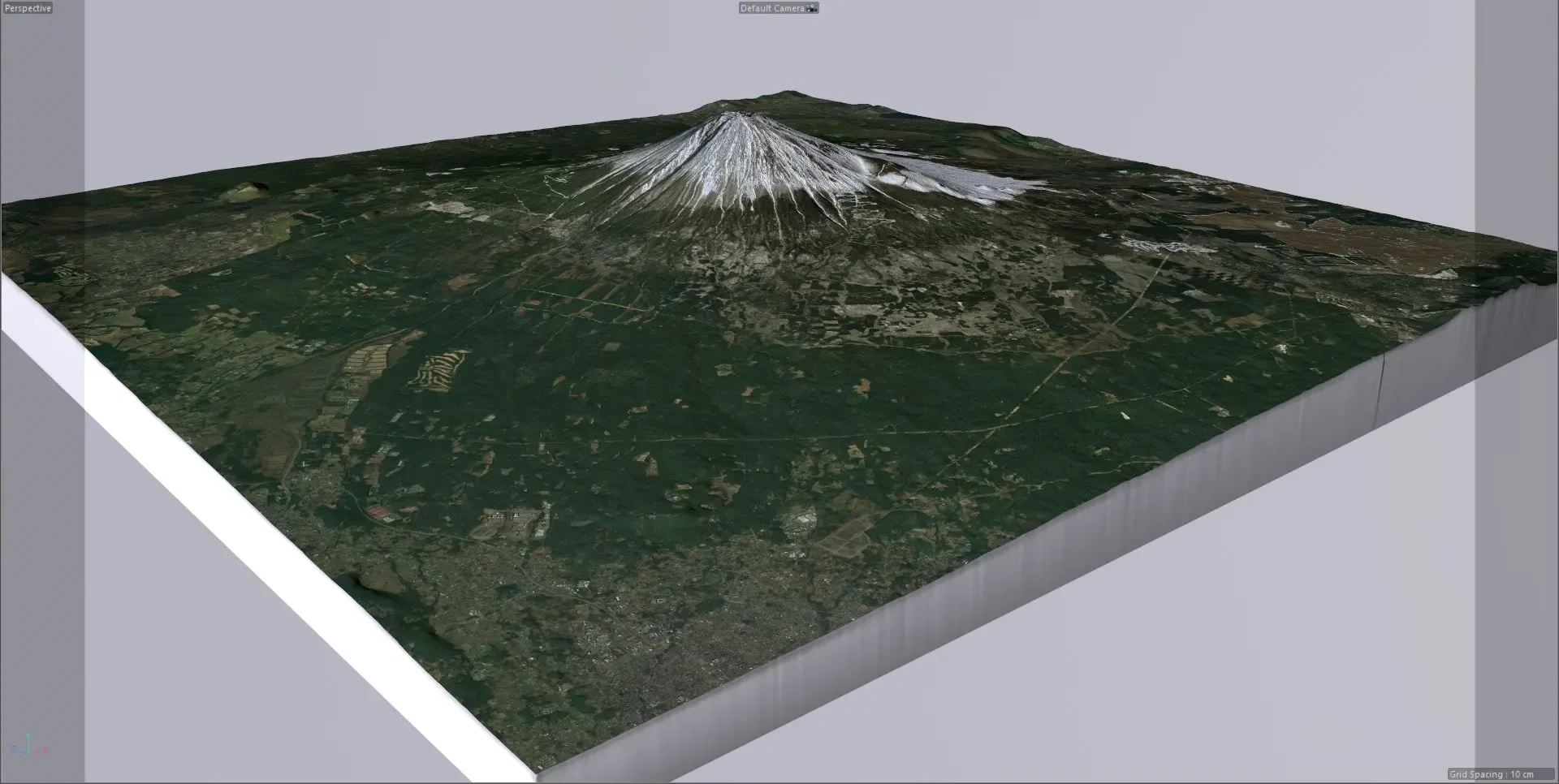 Mount Fuji 3d model