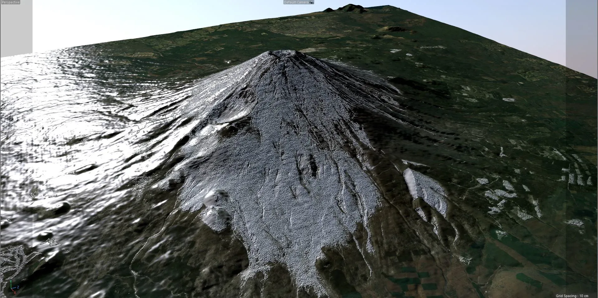 Mount Fuji 3d model